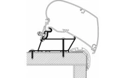 Thule Markisenadapter Malibu Roof 3,5 M -Camping im Freien 230122 2661094