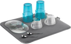 Metaltex Softex Microfaser Abtropfmatte Anthrazit -Camping im Freien 252715 1800848