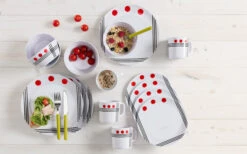 Berger Dots Melamin Geschirr-Set 16-tlg. Grün 10 Berger Dots Melamin Geschirr-Set 16-tlg. Grün -Camping im Freien 293383 2404276