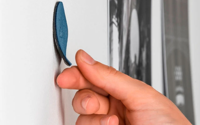 Silwy® Magnet-Pads 5 Cm 4er Set Blau 6 Silwy® Magnet-Pads 5 Cm 4er Set Blau – Bild 6