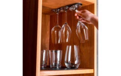 Silwy® Metall-Leiste 25 Cm Mit Ledercoating Blau -Camping im Freien 336500 2618273 1