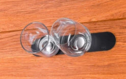 Silwy® Metall-Leiste 25 Cm Mit Ledercoating Black -Camping im Freien 336869 2618285