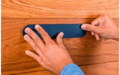 Silwy® Metall-Leiste 25 Cm Mit Ledercoating Black -Camping im Freien 337235 2618240