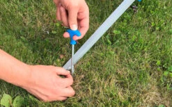 ProPlus Wäschespinne Mit Standfuß Inkl. 3 Heringe -Camping im Freien 373188 2293379