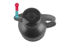 Emsa Isolierkanne Samba 1 Liter Eisblau Transluzent -Camping im Freien 458271 3304341 3