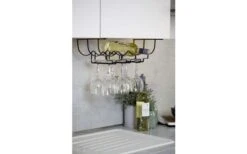 Wenko Schrankeinsatz Flaschen- Und Gläserhalter Für 6 Gläser Und 4 Flaschen -Camping im Freien 516692 3503750