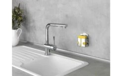 Wenko Turbo-Loc Edelstahl Schwammhalter Rostfrei, Befestigen Ohne Bohren -Camping im Freien 516854 3543944