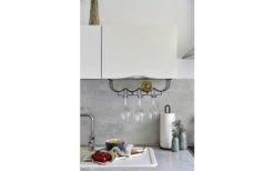 Wenko Schrankeinsatz Flaschen- Und Gläserhalter Für 6 Gläser Und 4 Flaschen -Camping im Freien 517178 3503756