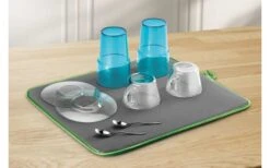 Metaltex Softex Microfaser Abtropfmatte Anthrazit -Camping im Freien 526316 3422696