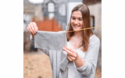 Chinchilla Waschbare Küchenrolle Aus Holzzellulose Und Baumwolle Grau -Camping im Freien 599779 4445383