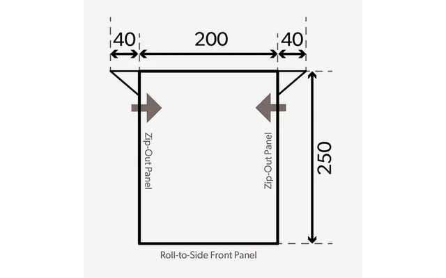Dometic Rally 200 Gestängevorzelt Für Wohnwagen 2 M 2 Dometic Rally 200 Gestängevorzelt Für Wohnwagen 2 M – Bild 2