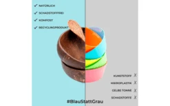 Chinchilla Kokosnussschalen Mit Löffel Und Halterung 2er-Set -Camping im Freien 636871 4445211