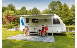 Fiamma CaravanStore XL 310 Sackmarkise Deep Black Tuchfarbe Royal Grey 310 Cm -Camping im Freien 659844 4512705