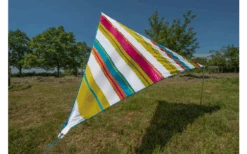 Bent Zip-Canvas Single Verbindbares Sonnensegel 250 X 250 X 250 Cm Limette -Camping im Freien 691805 4862594