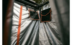 Vickywood Duschzelt Mit Regenhaube 100 Cm Schwarz -Camping im Freien 696236 4715333