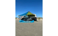 Bent Zip-Canvas Single Verbindbares Sonnensegel 250 X 250 X 250 Cm Limette -Camping im Freien 700028 4862612