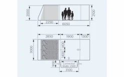 Dometic Rarotonga DA FTT 401 AIR TC LH Aufblasbares Driveaway Vorzelt 3 M Modell Links -Camping im Freien 707879 4802012