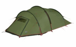 High Peak Falcon 3 LW Lightweight 3 Personen Tunnelzelt Aluminium Gestänge Olive/rot -Camping im Freien 733028 4904024