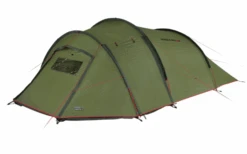 High Peak Falcon 4 LW Lightweight 4 Personen Tunnelzelt Aluminium Gestänge Olive/rot -Camping im Freien 733376 4904132