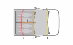 Outwell Hayward Lake 4ATC Aufblasbares Tunnelzelt 4 Personen -Camping im Freien 789707 5207522