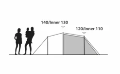 Outwell Earth 2 Doppelbeschichtetes Zelt -Camping im Freien 790742 5217254