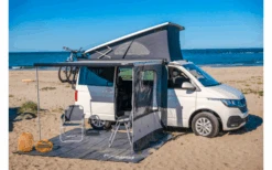 Fiamma F45s 300 Markise Für VW T5/T6/Multivan/Transporter Tuchfarbe Royal Grey Long WB 300 Cm Gehäusefarbe Deep Black Linkslenker -Camping im Freien 808871 5279261