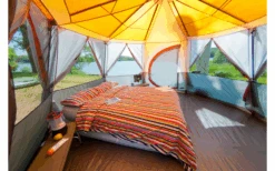 Coleman Octagon Familienzelt Für 8 Personen Orange -Camping im Freien 823922 5325641